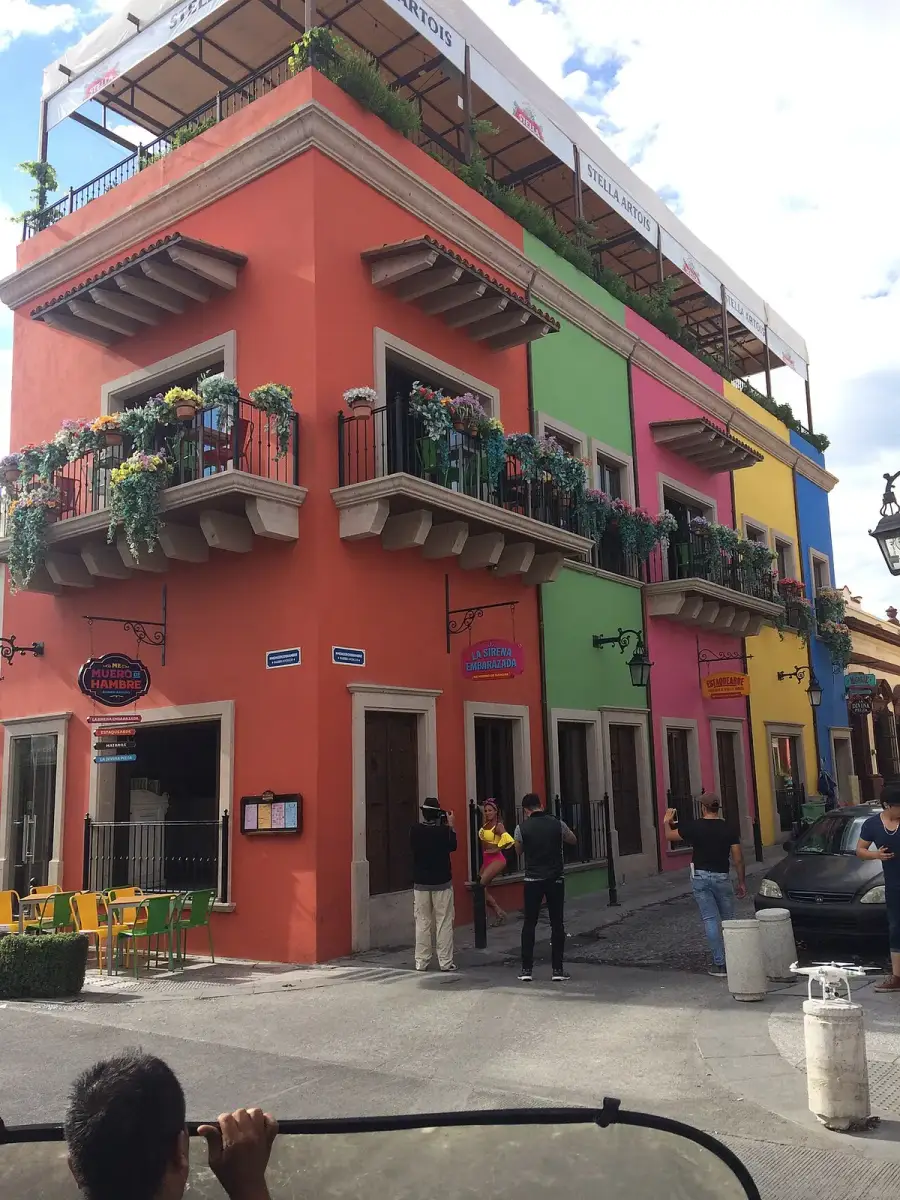 Calle de Barrio Antiguo en Monterrey